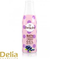 DAIRY FUN Gel za kupanje i tuširanje - Borovnica  400ml